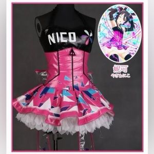 ISO Nico Yazawa Vinyl Cyber Cosplay